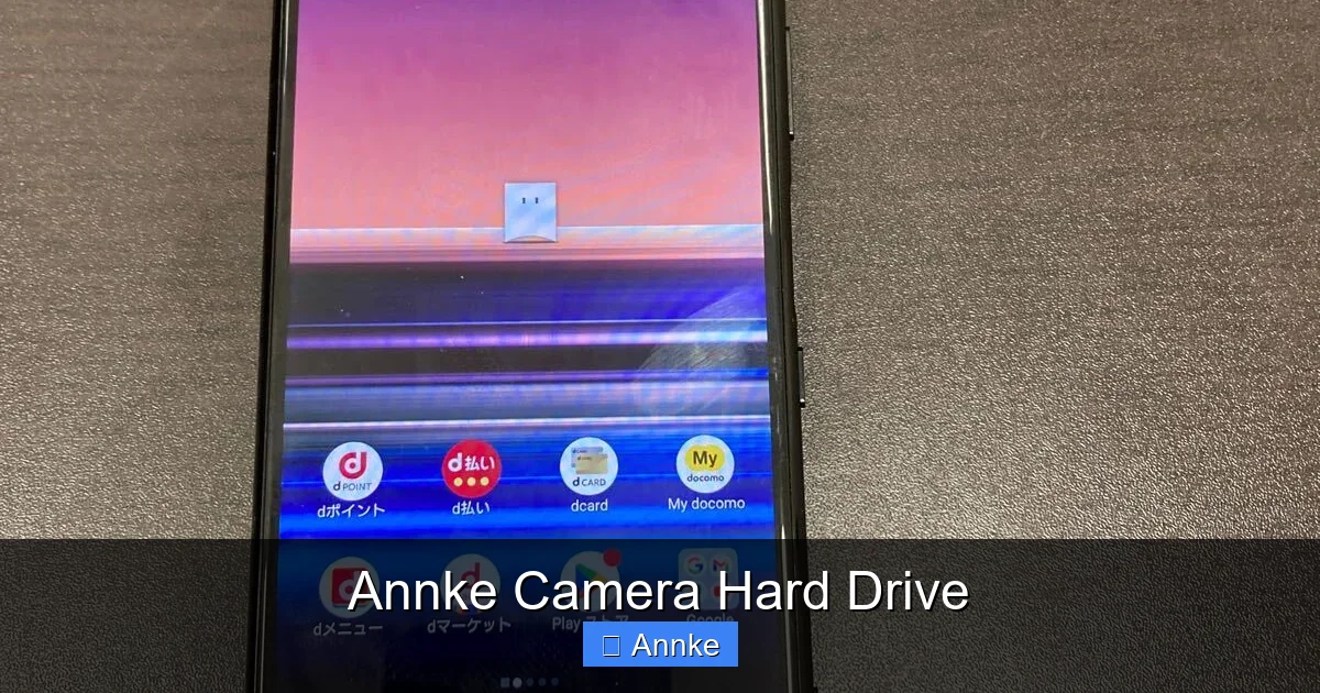 Annke Camera Hard Drive