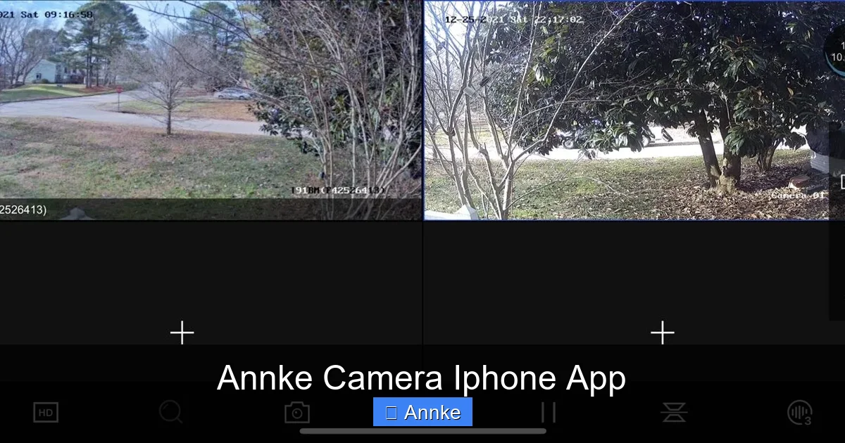 Annke Camera Iphone App