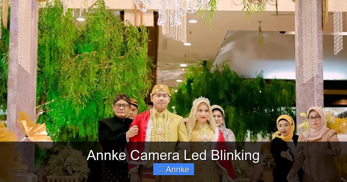 Annke Camera Led Blinking