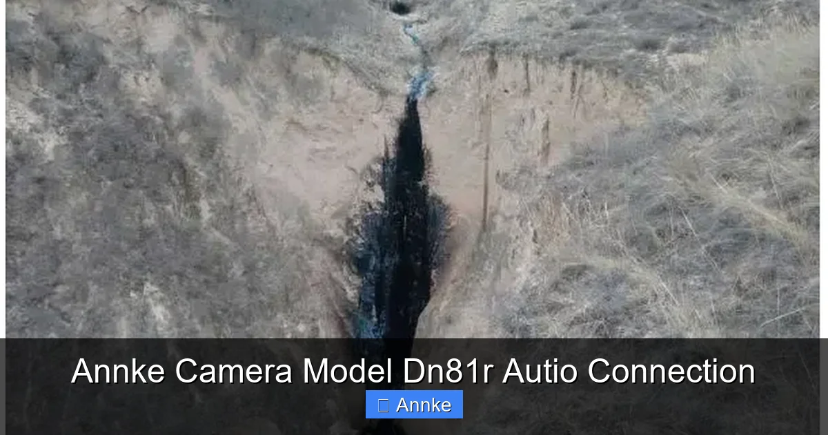 Annke Camera Model Dn81r Autio Connection