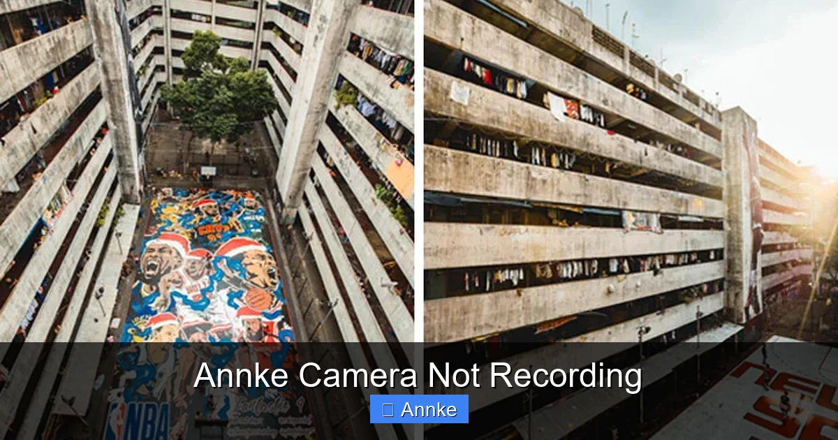 Annke Camera Not Recording