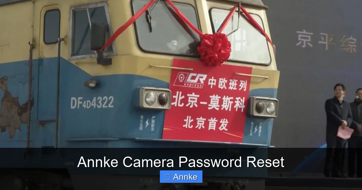 Annke Camera Password Reset