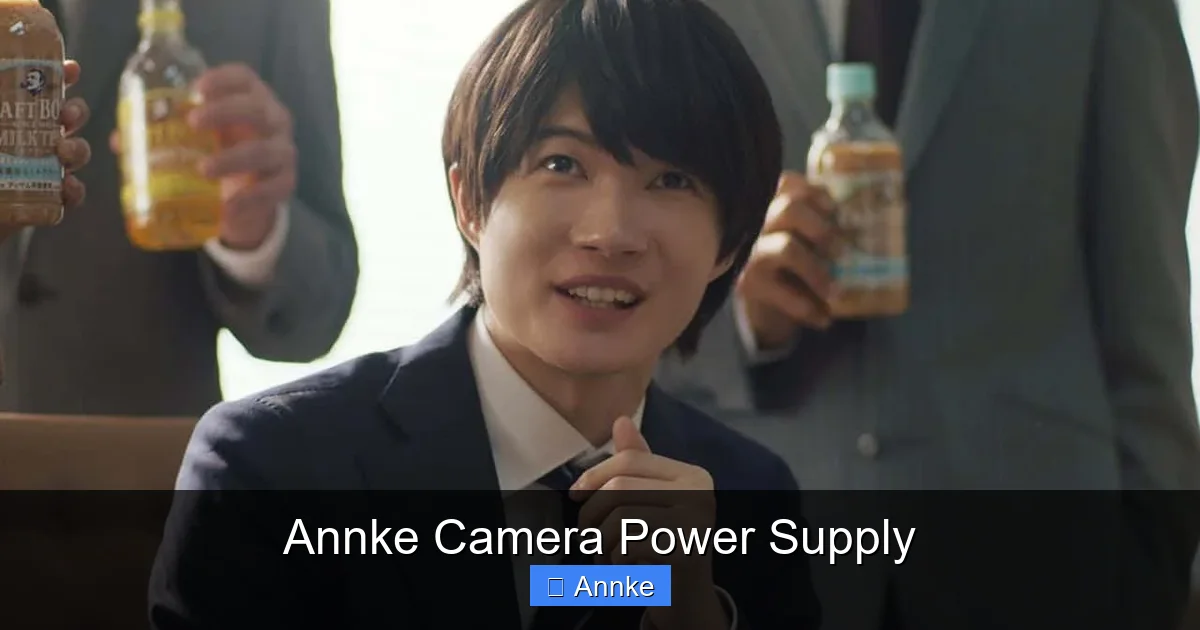 Annke Camera Power Supply