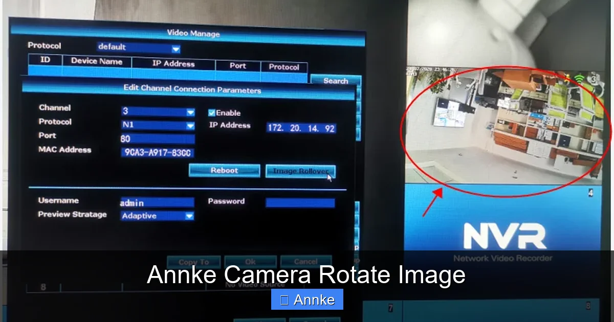 Annke Camera Rotate Image