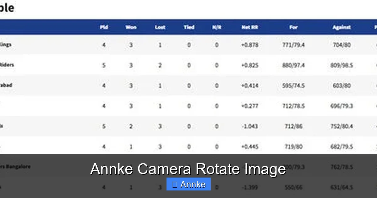 Annke Camera Rotate Image