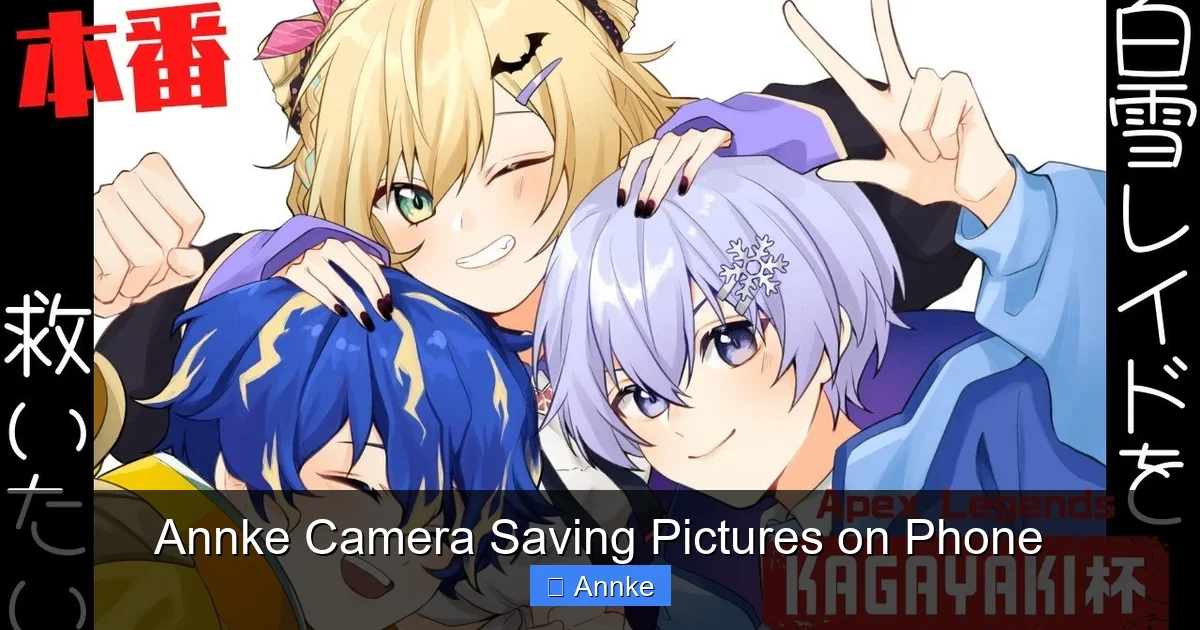 Annke Camera Saving Pictures on Phone
