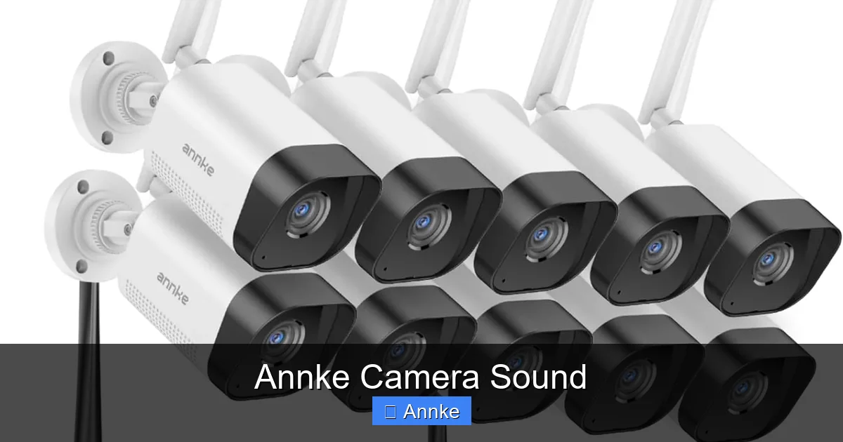Annke Camera Sound
