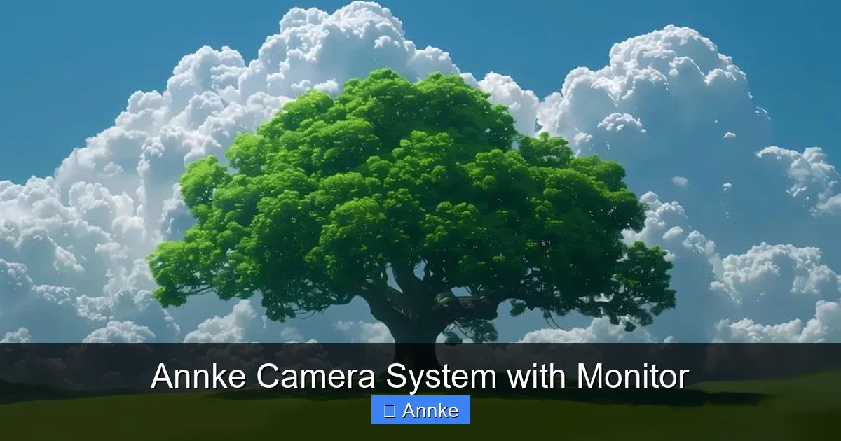 Annke Camera System with Monitor