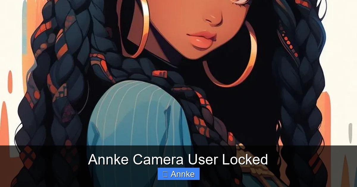 Annke Camera User Locked