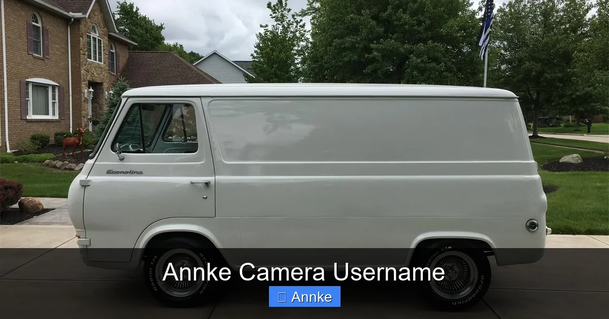 Annke Camera Username