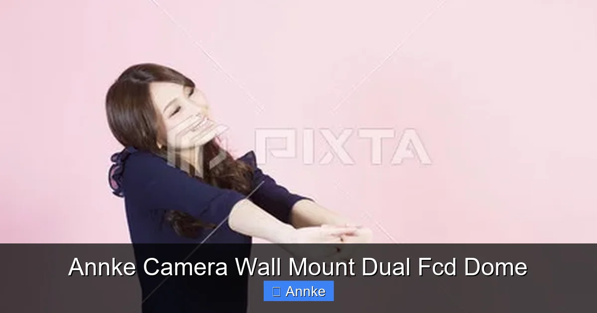 Annke Camera Wall Mount Dual Fcd Dome