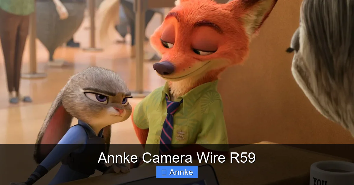 Annke Camera Wire R59