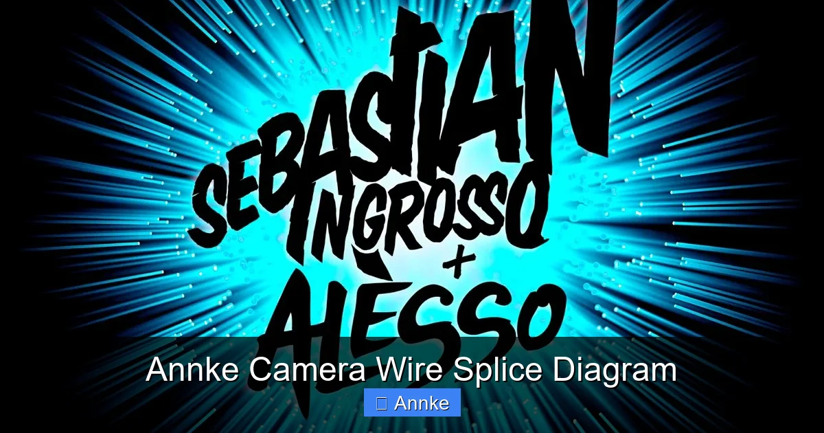 Annke Camera Wire Splice Diagram