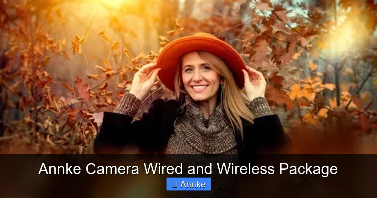 Annke Camera Wired and Wireless Package