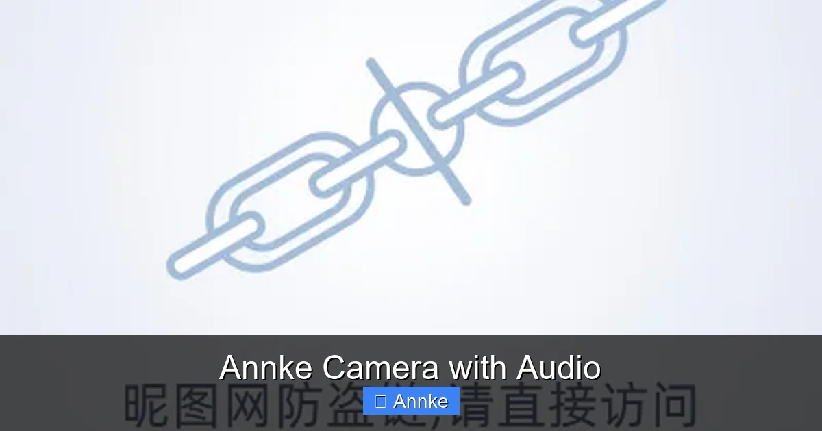 Annke Camera with Audio