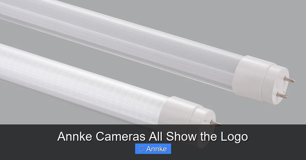 Annke Cameras All Show the Logo