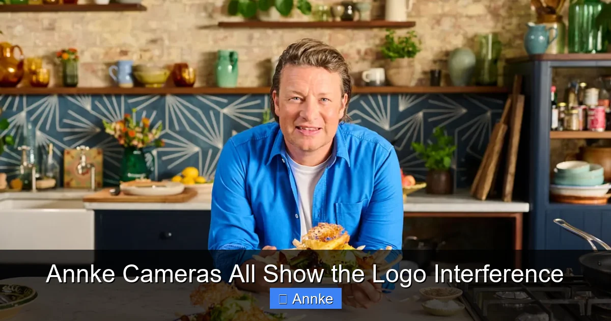 Annke Cameras All Show the Logo Interference