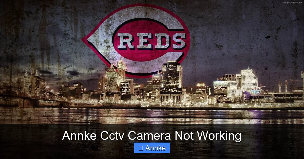 Annke Cctv Camera Not Working