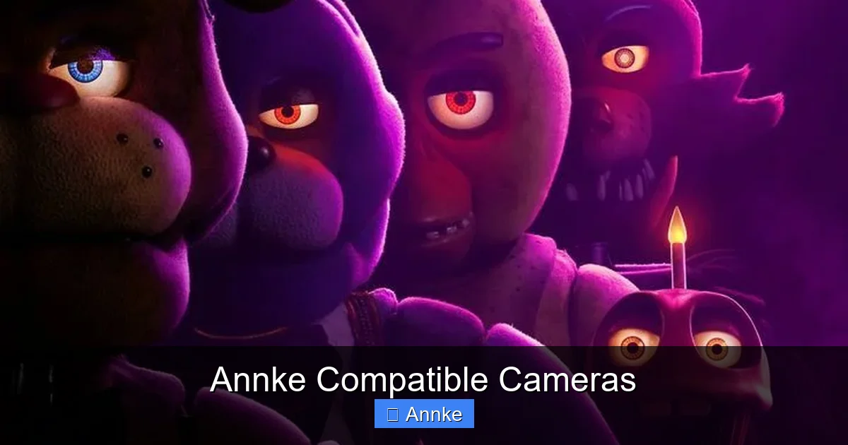 Annke Compatible Cameras