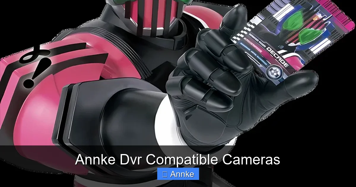 Annke Dvr Compatible Cameras
