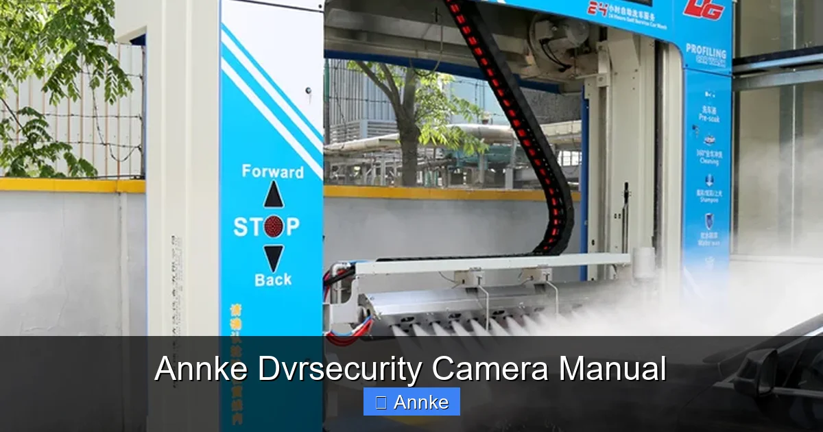 Annke Dvrsecurity Camera Manual