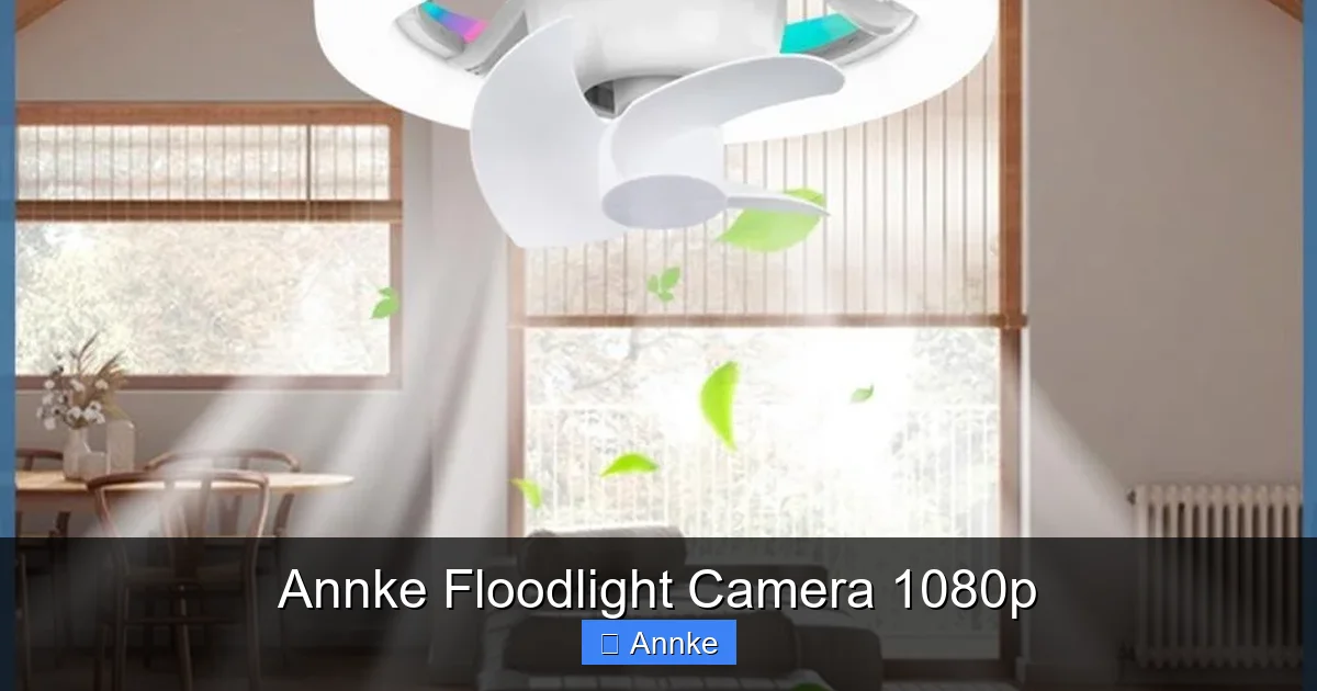 Annke Floodlight Camera 1080p