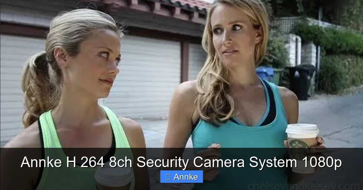 Annke H 264 8ch Security Camera System 1080p