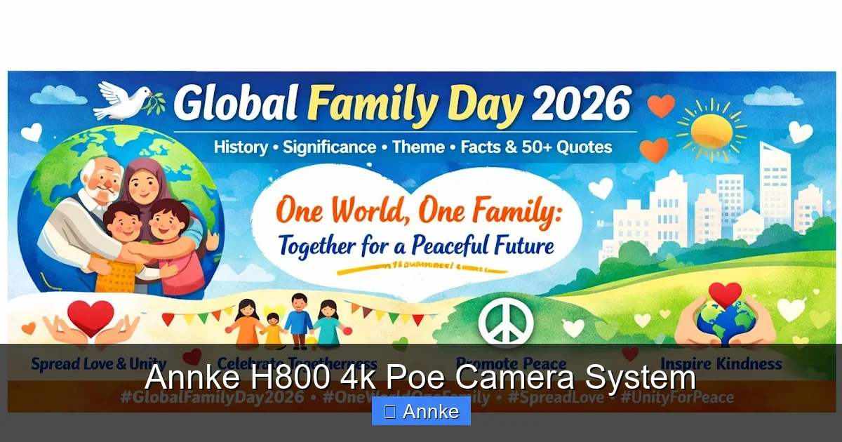 Annke H800 4k Poe Camera System