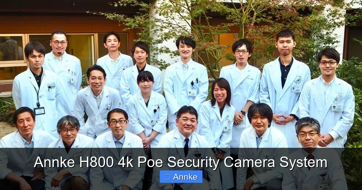 Annke H800 4k Poe Security Camera System