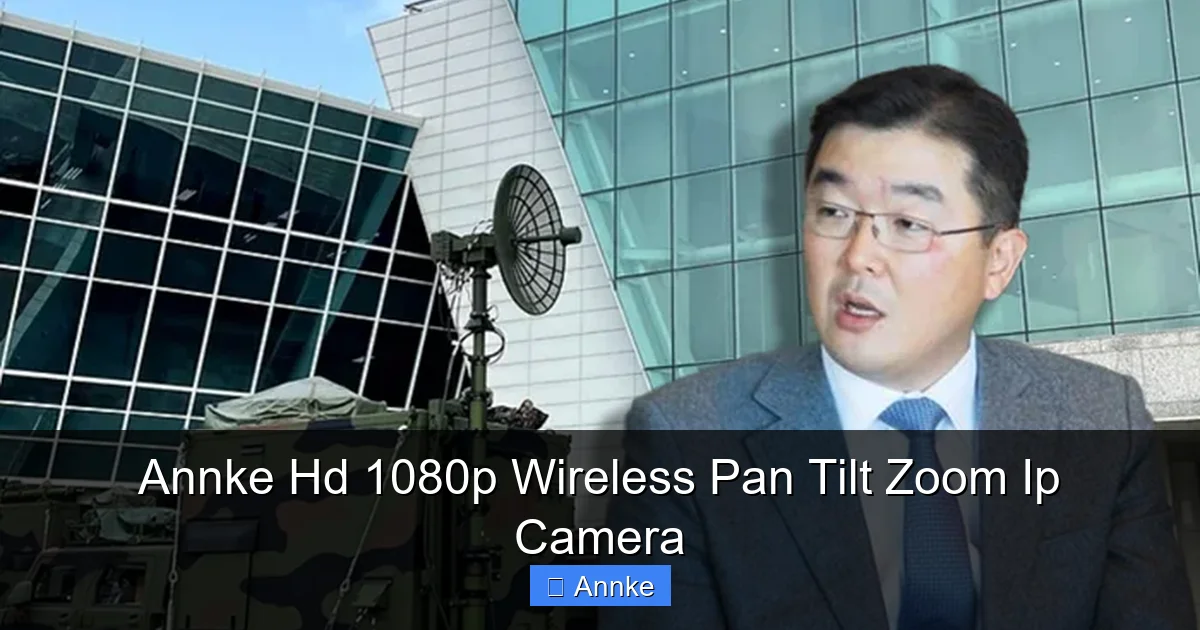 Annke Hd 1080p Wireless Pan Tilt Zoom Ip Camera