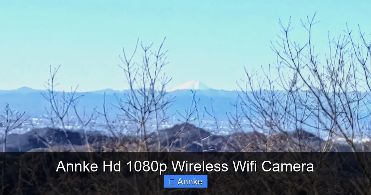 Annke Hd 1080p Wireless Wifi Camera