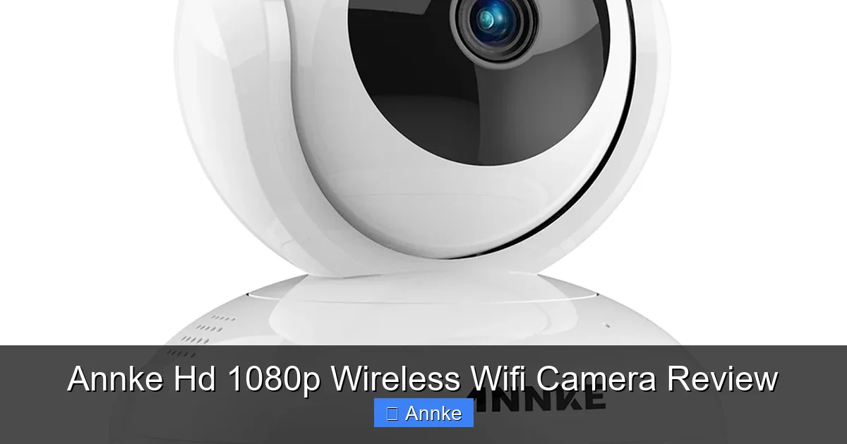 Annke Hd 1080p Wireless Wifi Camera Review