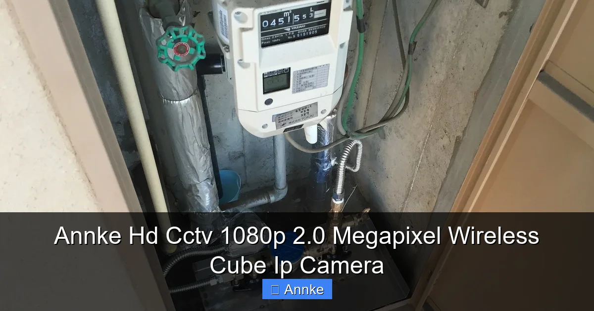 Annke Hd Cctv 1080p 2.0 Megapixel Wireless Cube Ip Camera