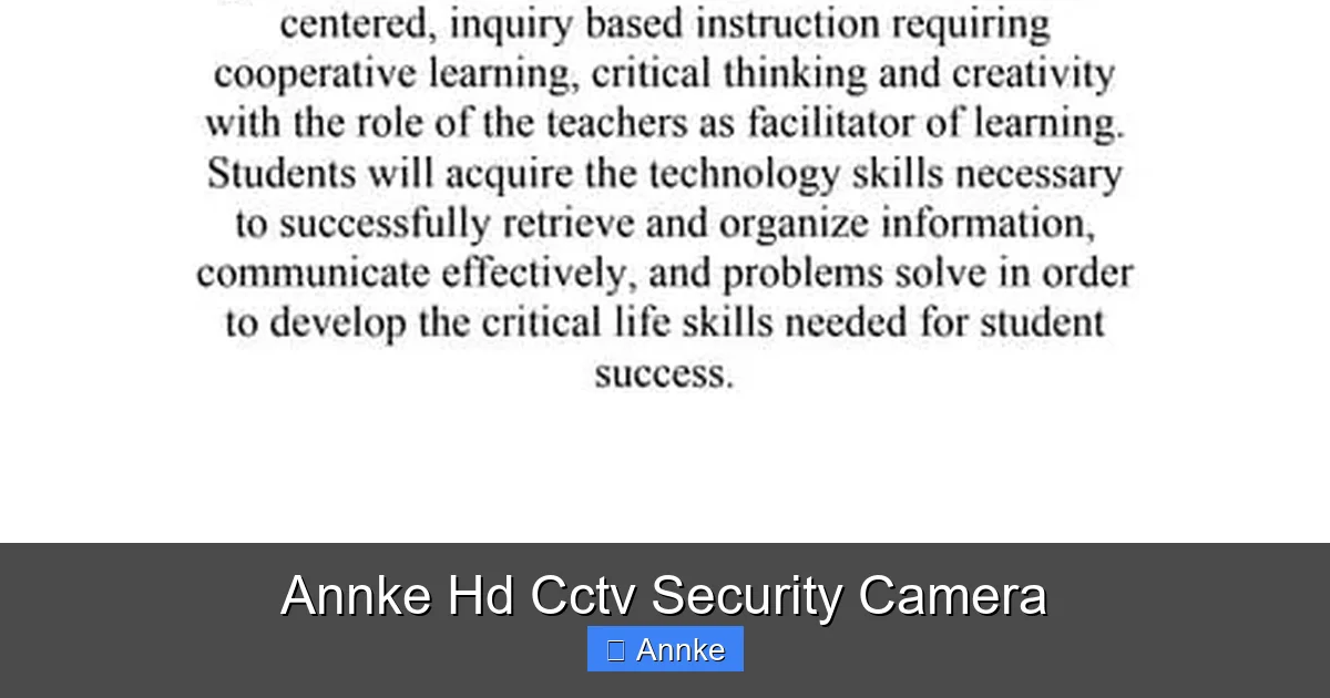 Annke Hd Cctv Security Camera