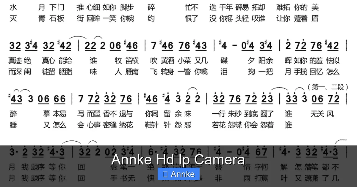 Annke Hd Ip Camera