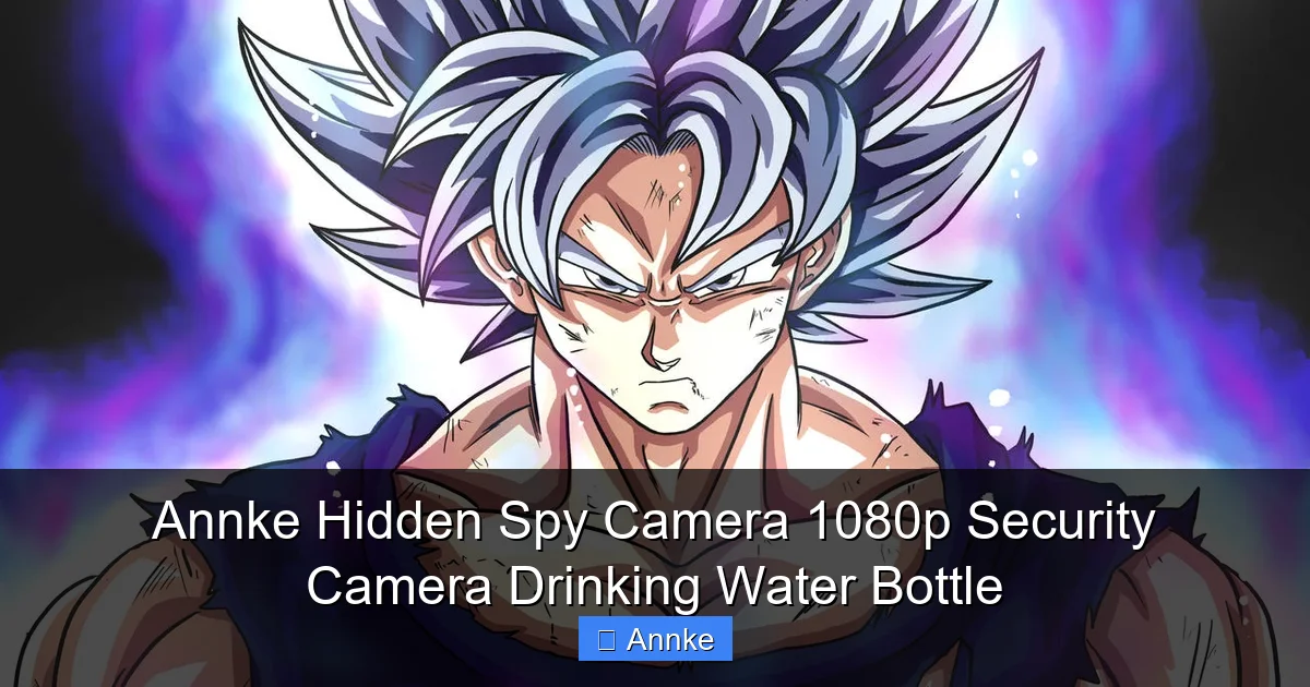 Annke Hidden Spy Camera 1080p Security Camera Drinking Water Bottle