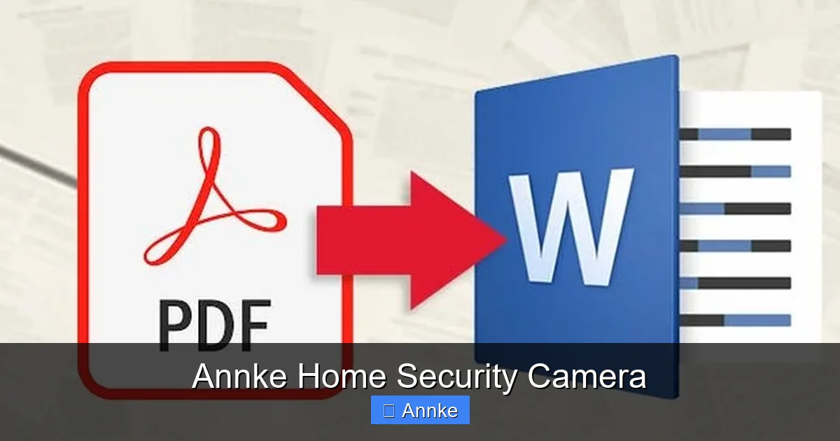 Annke Home Security Camera