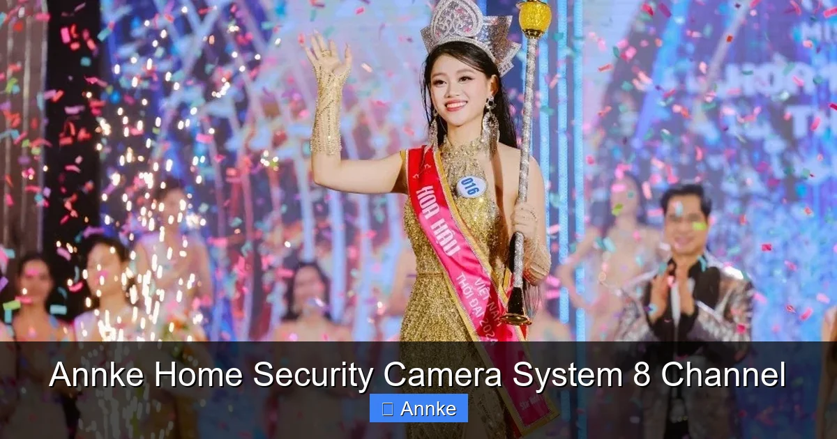 Annke Home Security Camera System 8 Channel