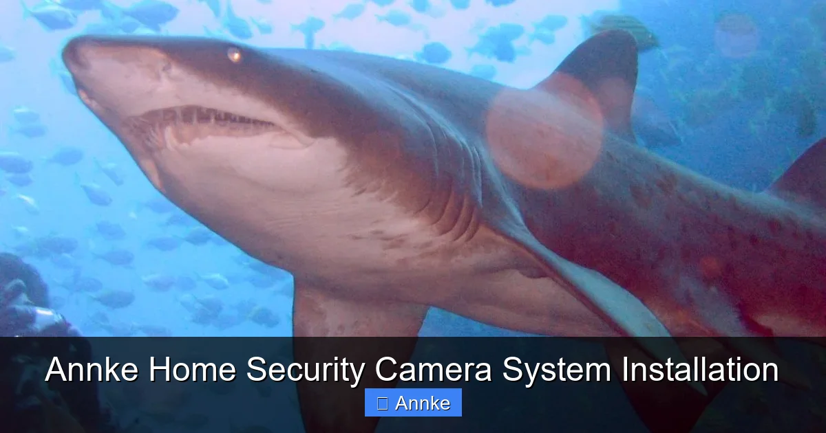 Annke Home Security Camera System Installation