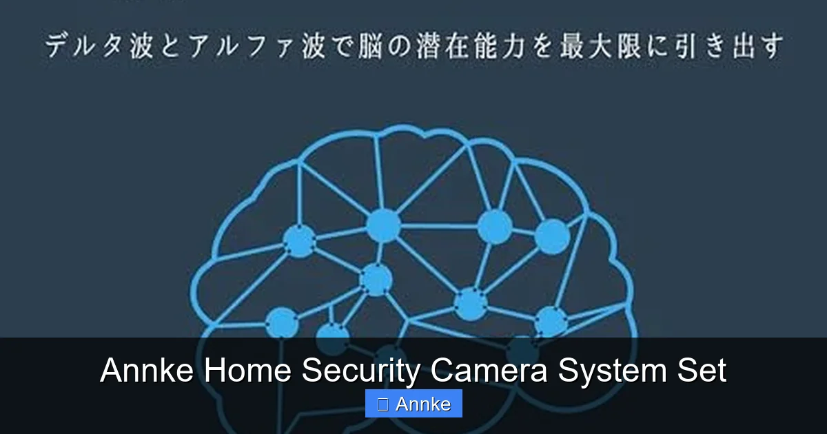 Annke Home Security Camera System Set