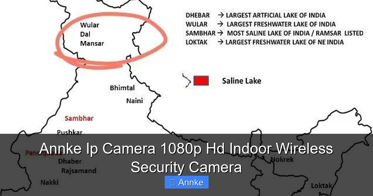 Annke Ip Camera 1080p Hd Indoor Wireless Security Camera