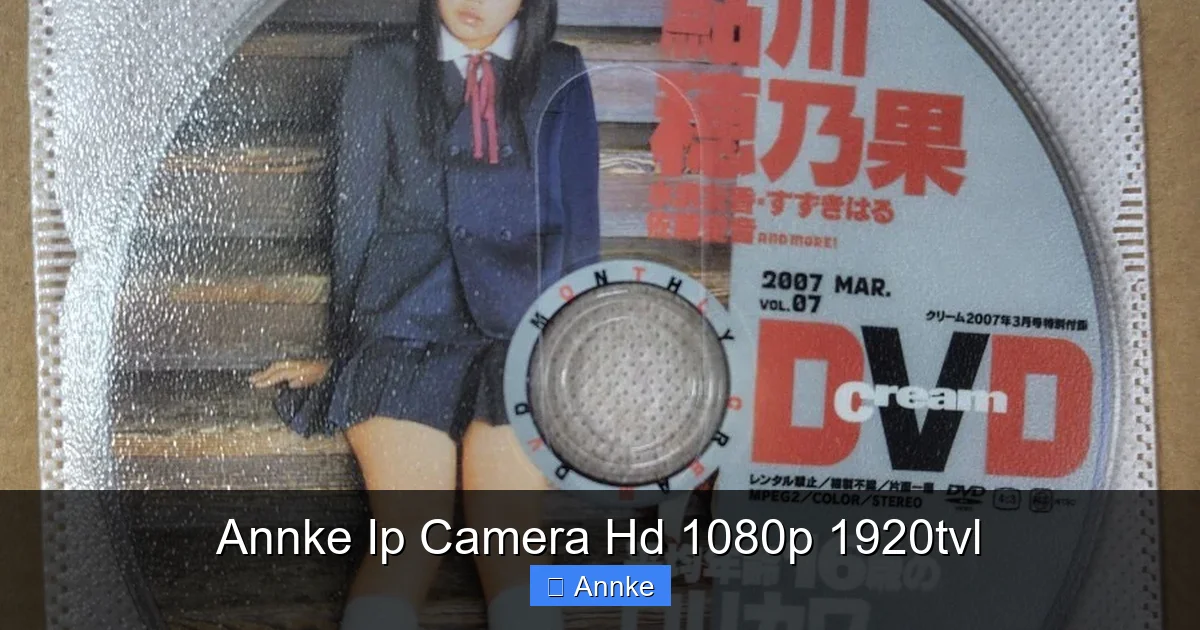 Annke Ip Camera Hd 1080p 1920tvl