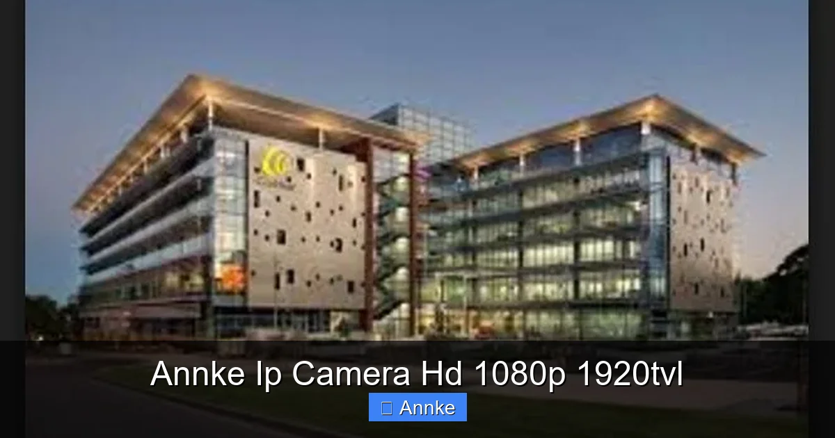 Annke Ip Camera Hd 1080p 1920tvl