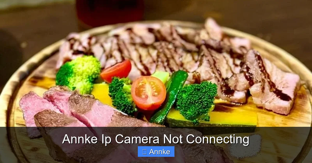 Annke Ip Camera Not Connecting
