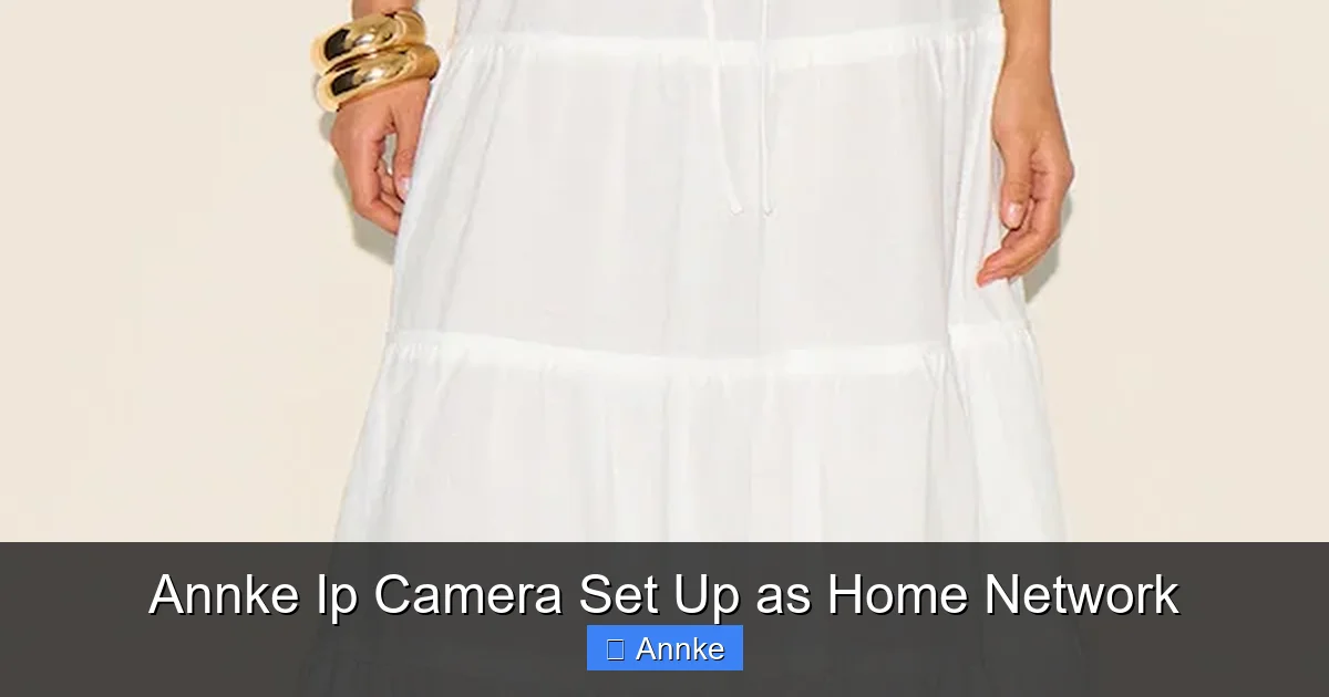 Annke Ip Camera Set Up as Home Network