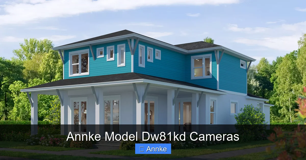 Annke Model Dw81kd Cameras