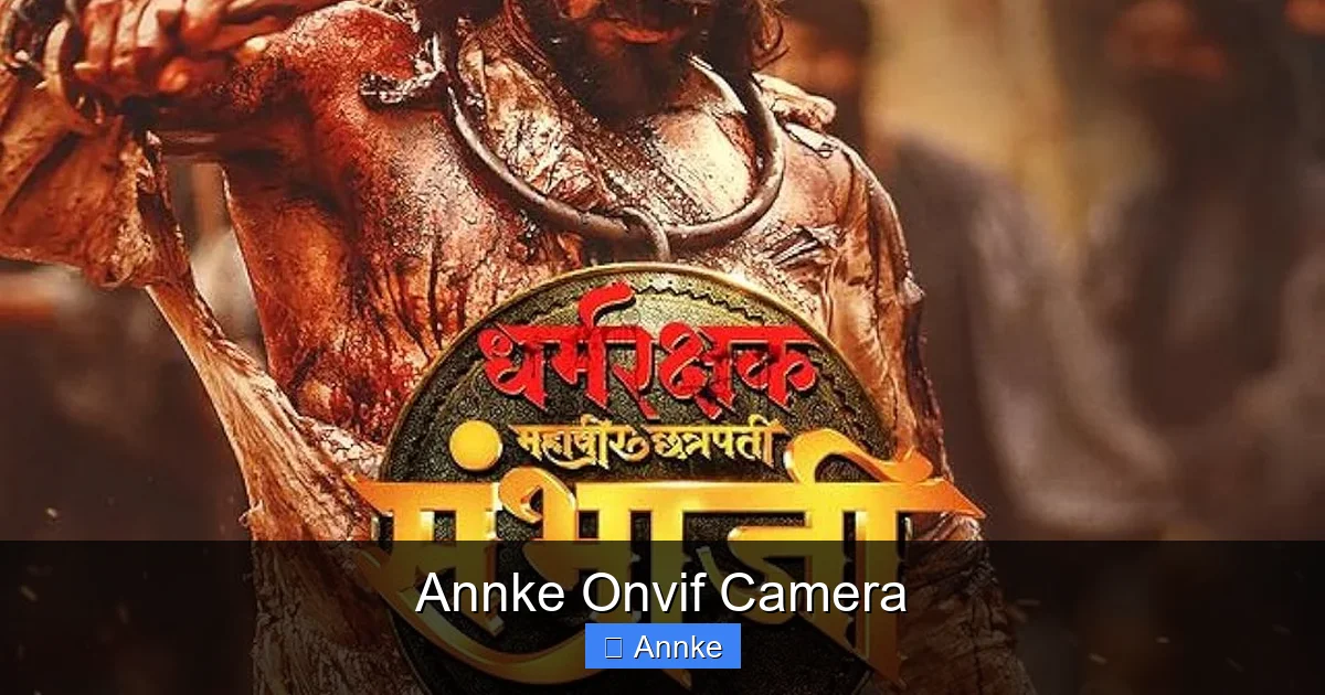 Annke Onvif Camera