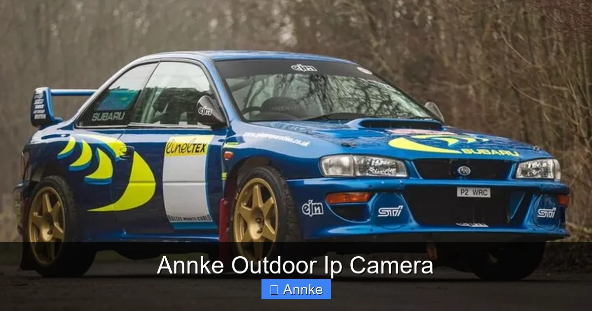 Annke Outdoor Ip Camera