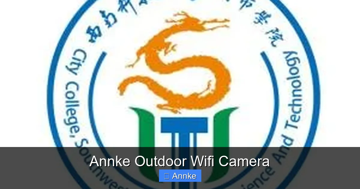 Annke Outdoor Wifi Camera