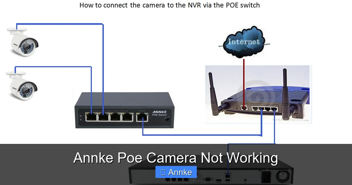 Annke Poe Camera Not Working